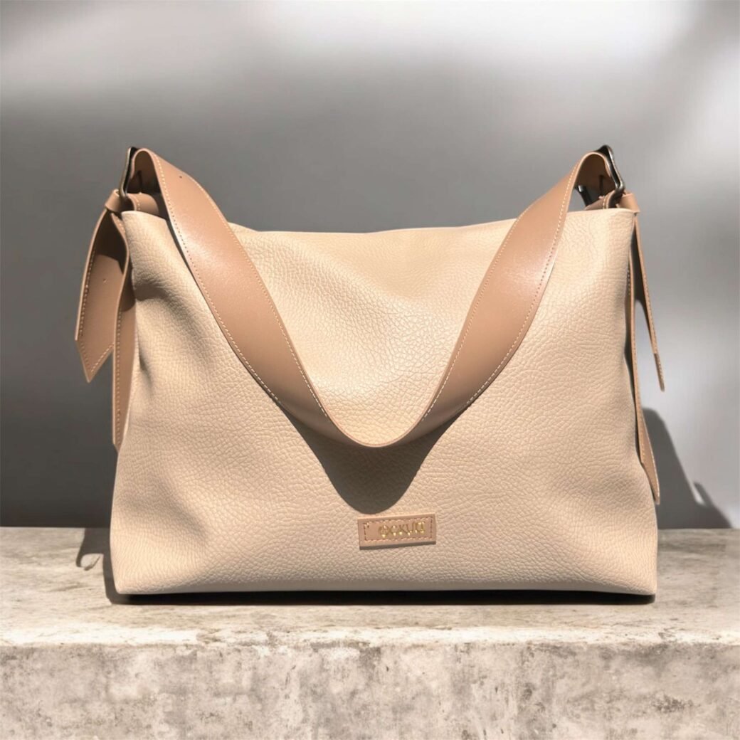 Beige Belted Bag - Image 5